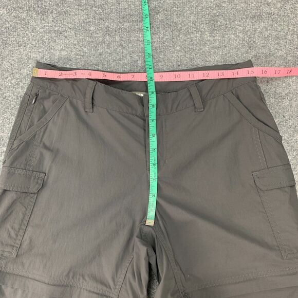 The North Face Cargo Pant Women 8 Gray Stretch Nylon Paramount Convertible Short - Picture 4 of 12